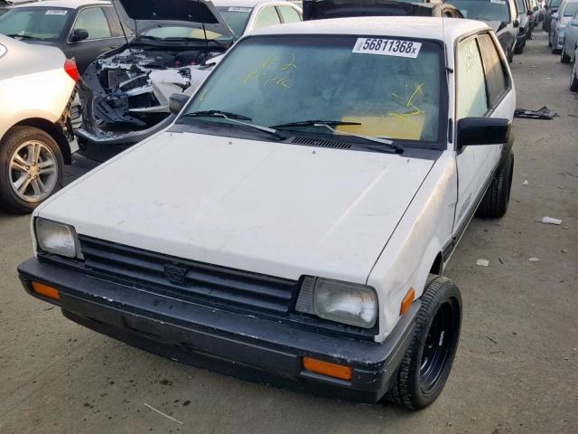 JF2KA83A1JD714773 - 1988 SUBARU JUSTY GL WHITE photo 2