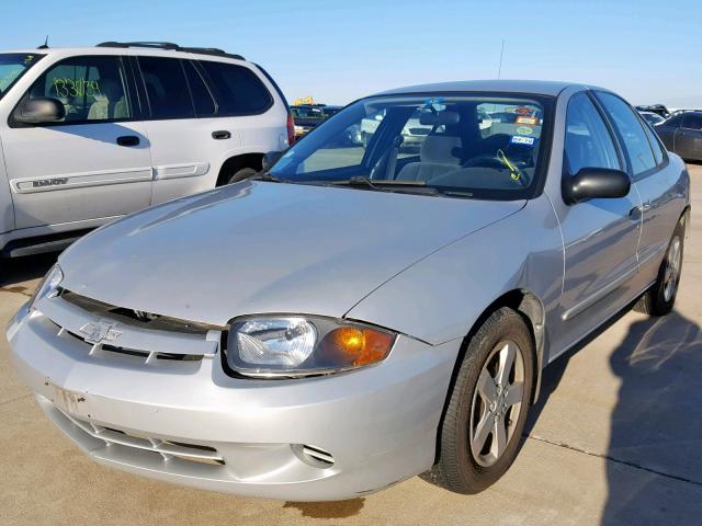 1G1JF52F237280574 - 2003 CHEVROLET CAVALIER L GRAY photo 2