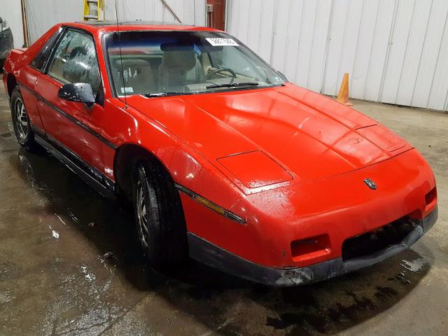 1G2PF3795GP215110 - 1986 PONTIAC FIERO SE RED photo 1