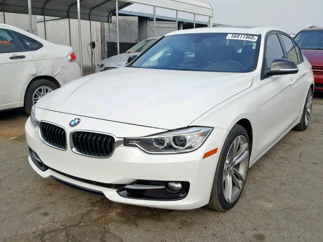 WBA3C1C54EK106283 - 2014 BMW 328 I SULE WHITE photo 2