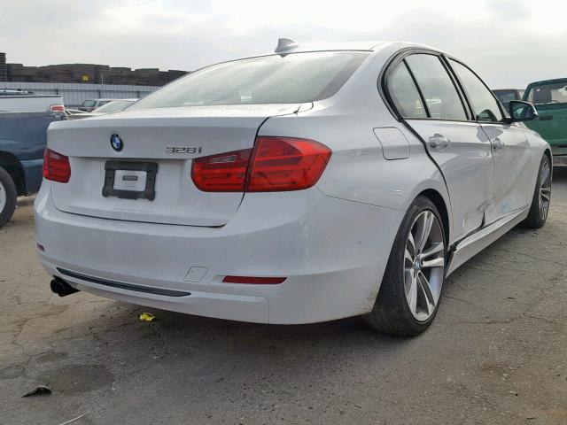 WBA3C1C54EK106283 - 2014 BMW 328 I SULE WHITE photo 4