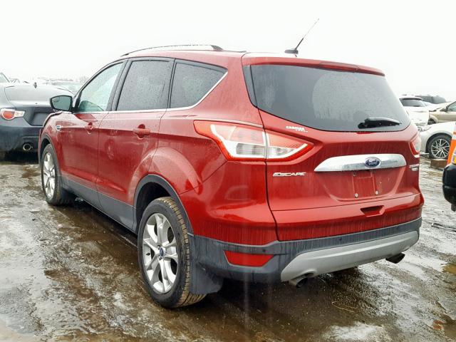 1FMCU9JX4EUC98548 - 2014 FORD ESCAPE TIT RED photo 3