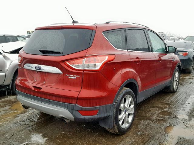 1FMCU9JX4EUC98548 - 2014 FORD ESCAPE TIT RED photo 4