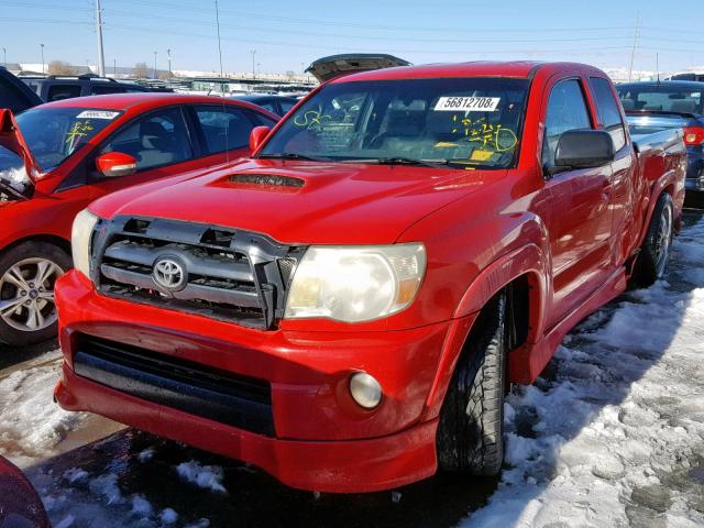 5TETU22N05Z130888 - 2005 TOYOTA TACOMA X-R RED photo 2