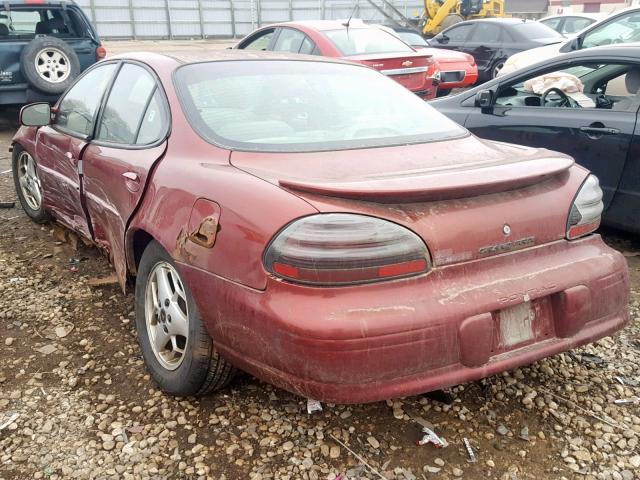 1G2WK52J83F150063 - 2003 PONTIAC GRAND PRIX BURGUNDY photo 3