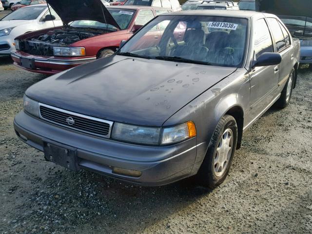 JN1HJ01F2PT093604 - 1993 NISSAN MAXIMA GXE GRAY photo 2