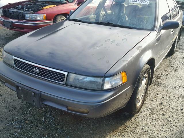 JN1HJ01F2PT093604 - 1993 NISSAN MAXIMA GXE GRAY photo 9