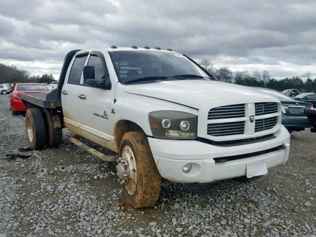 3D7MX48C66G126425 - 2006 DODGE RAM 3500 S WHITE photo 1