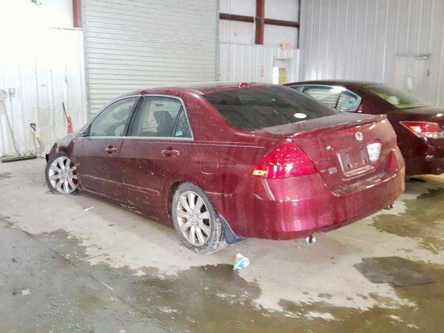 1HGCM66826A065681 - 2006 HONDA ACCORD EX BURGUNDY photo 3