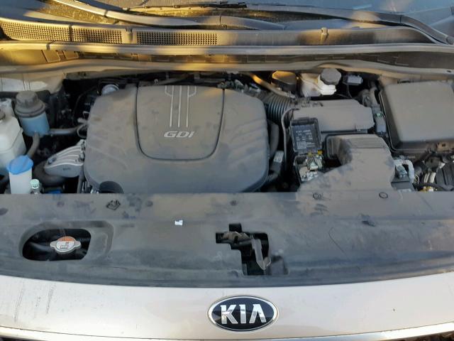 KNDMB5C15G6183271 - 2016 KIA SEDONA LX BEIGE photo 7