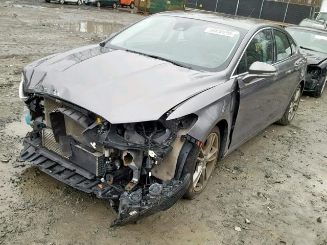 3FA6P0K91DR167755 - 2013 FORD FUSION TIT CHARCOAL photo 2