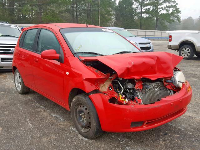 KL1TG66666B619682 - 2006 CHEVROLET AVEO LT RED photo 1