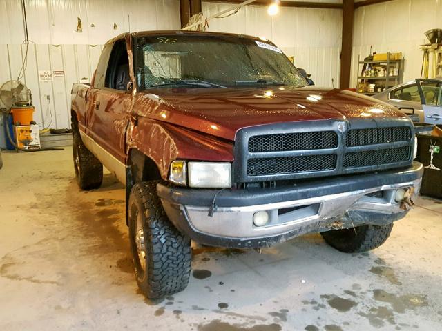 3B7KF236X1G820389 - 2001 DODGE RAM 2500 MAROON photo 1