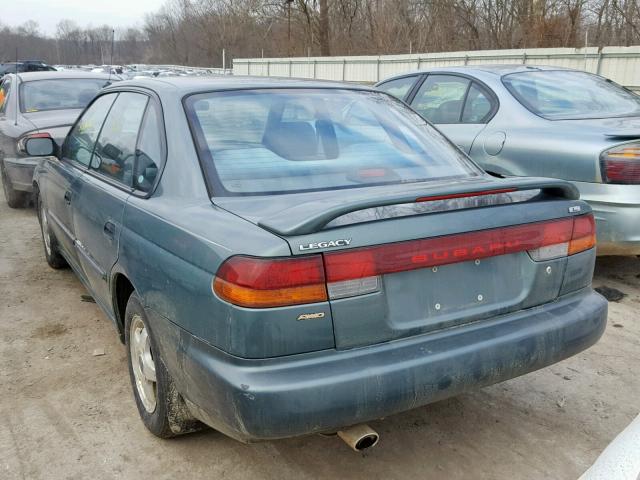 4S3BD4353T7211359 - 1996 SUBARU LEGACY L GREEN photo 3