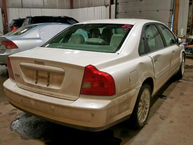 YV1TS592461433553 - 2006 VOLVO S80 2.5T WHITE photo 4