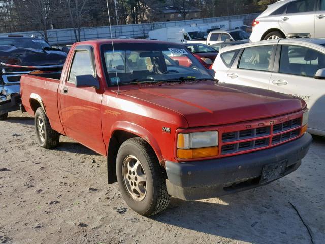 1B7FL26X3TS614714 - 1996 DODGE DAKOTA RED photo 1