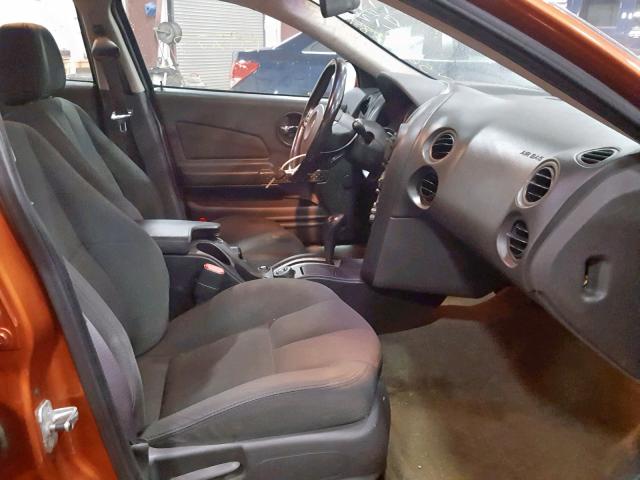 2G2WS522441261176 - 2004 PONTIAC GRAND PRIX ORANGE photo 5