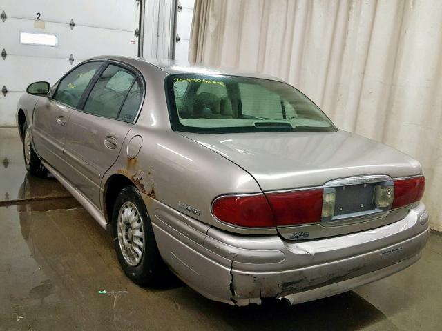 1G4HP54K824137783 - 2002 BUICK LESABRE CU TAN photo 3