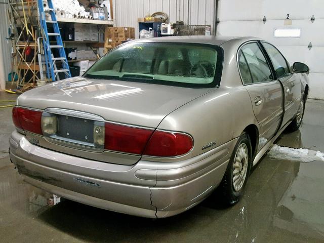 1G4HP54K824137783 - 2002 BUICK LESABRE CU TAN photo 4