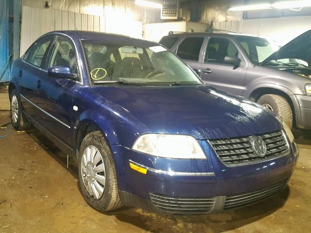 WVWMD63B73E403373 - 2003 VOLKSWAGEN PASSAT GL BLUE photo 1