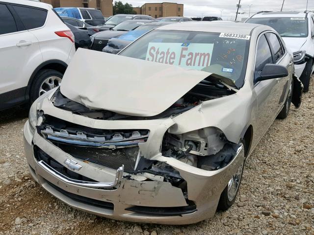 1G1ZA5EU3BF311721 - 2011 CHEVROLET MALIBU LS TAN photo 2