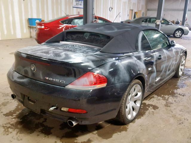 WBAEK73435B324883 - 2005 BMW 645 CI AUT BLACK photo 4