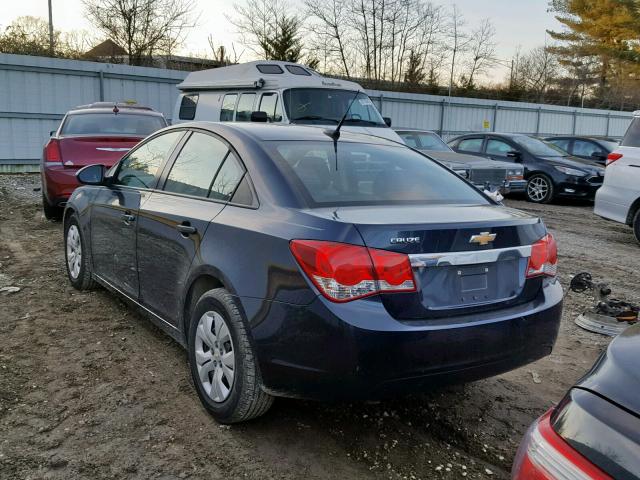 1G1PA5SG5E7153564 - 2014 CHEVROLET CRUZE LS BLUE photo 3