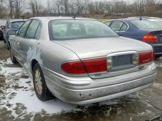 1G4HP54K65U288044 - 2005 BUICK LESABRE CU SILVER photo 3