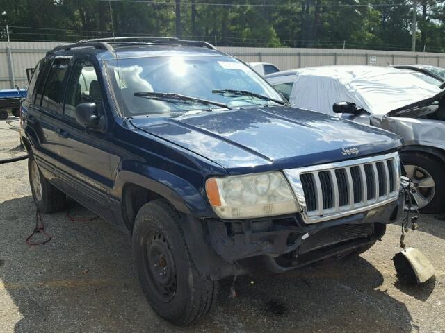 1J4GX58N74C126376 - 2004 JEEP GRAND CHER BLUE photo 1