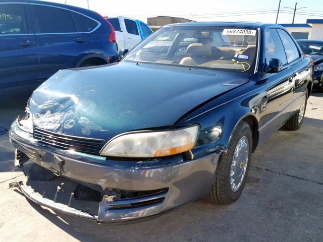 JT8GK13T0R0012892 - 1994 LEXUS ES 300 GREEN photo 2