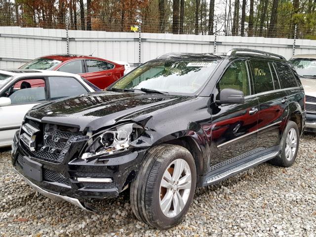 4JGBF7BE7CA790741 - 2012 MERCEDES-BENZ GL 450 4MA BLACK photo 2