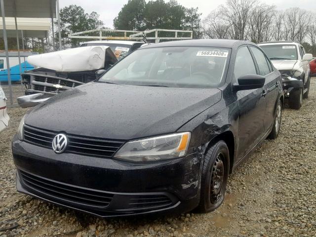 3VW2K7AJ7EM352660 - 2014 VOLKSWAGEN JETTA BASE 黑色 照片 2