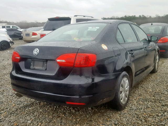3VW2K7AJ7EM352660 - 2014 VOLKSWAGEN JETTA BASE 黑色 照片 4