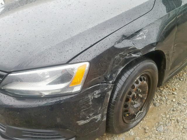 3VW2K7AJ7EM352660 - 2014 VOLKSWAGEN JETTA BASE 黑色 照片 9