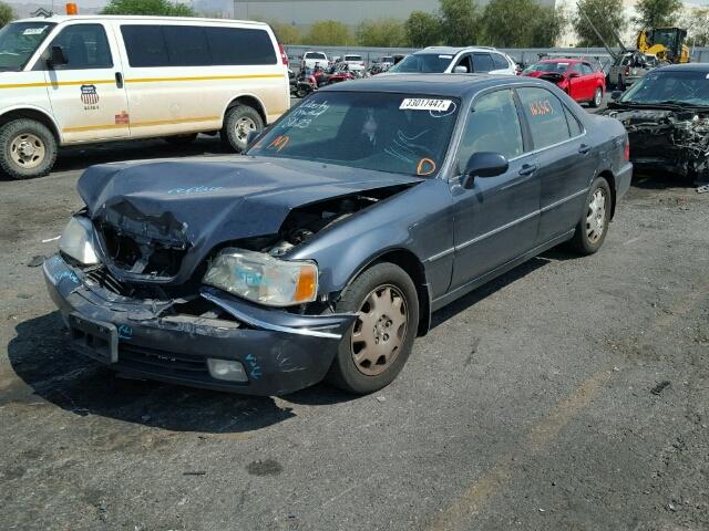 JH4KA96674C001879 - 2004 ACURA 3.5RL BLUE photo 2