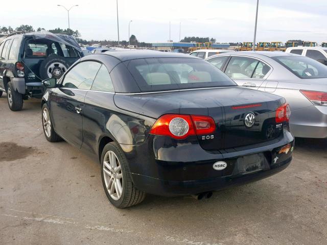 WVWFA71F29V014789 - 2009 VOLKSWAGEN EOS LUX Чорний фото 3