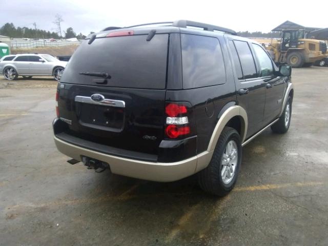 1FMEU74848UA70166 - 2008 FORD EXPLORER E BLACK photo 4