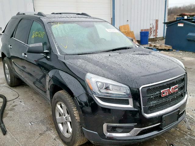 1GKKRPKD1GJ143782 - 2016 GMC ACADIA SLE BLACK photo 1