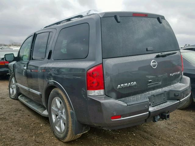 5N1AA0NE8CN616098 - 2012 NISSAN ARMADA SV GRAY photo 3