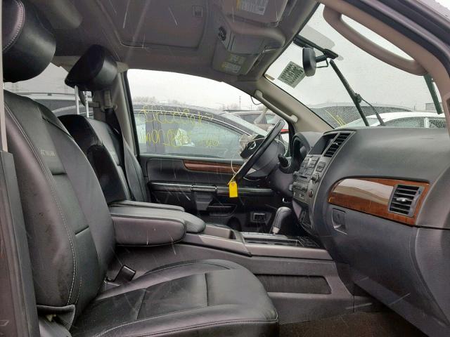 5N1AA0NE8CN616098 - 2012 NISSAN ARMADA SV GRAY photo 5