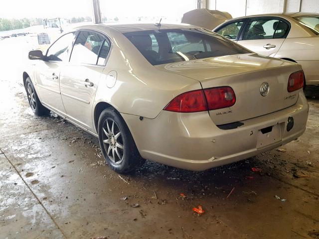 1G4HD57287U119411 - 2007 BUICK LUCERNE TAN photo 3