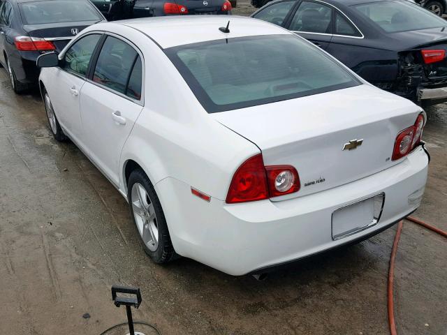 1G1ZH57BX9F135090 - 2009 CHEVROLET MALIBU 1LT WHITE photo 3