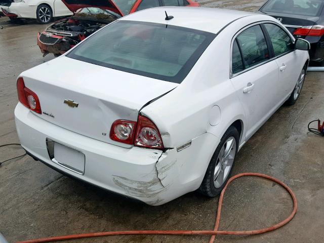 1G1ZH57BX9F135090 - 2009 CHEVROLET MALIBU 1LT WHITE photo 4
