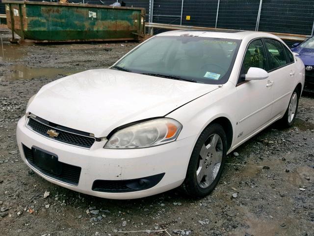 2G1WD58C169324558 - 2006 CHEVROLET IMPALA SUP Ақ фото 2