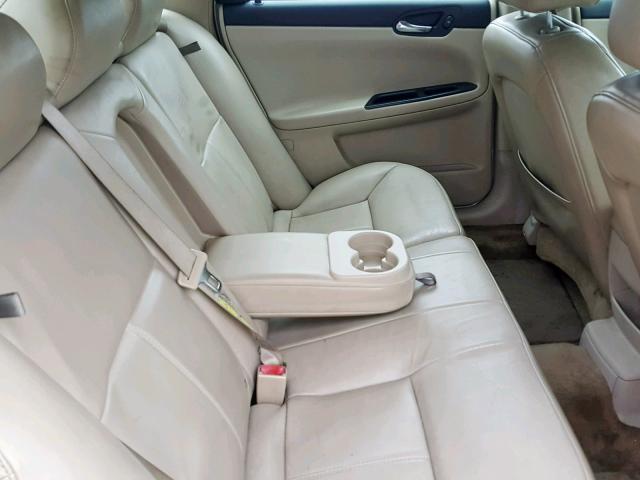 2G1WD58C169324558 - 2006 CHEVROLET IMPALA SUP Ақ фото 6