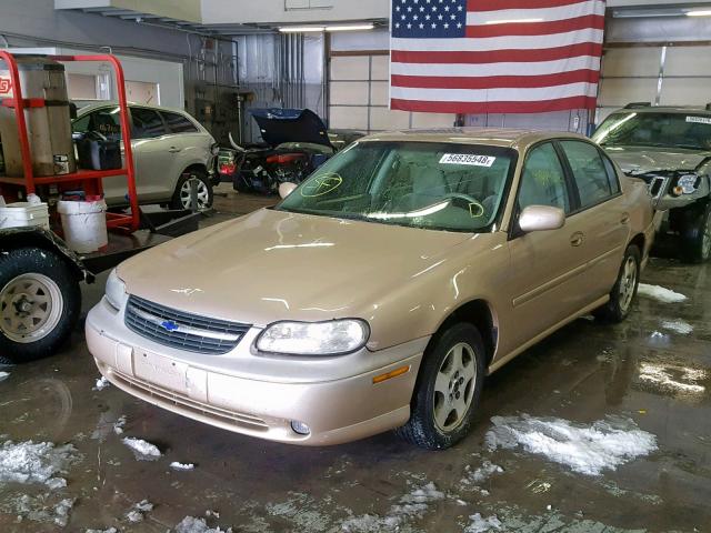 1G1NE52J73M638567 - 2003 CHEVROLET MALIBU LS GOLD photo 2