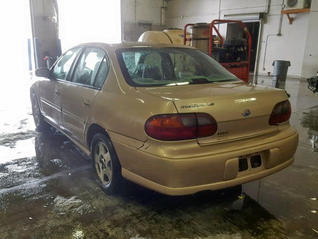 1G1NE52J73M638567 - 2003 CHEVROLET MALIBU LS GOLD photo 3