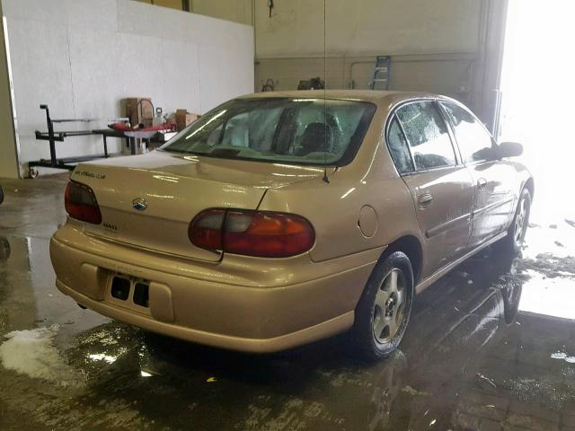1G1NE52J73M638567 - 2003 CHEVROLET MALIBU LS GOLD photo 4