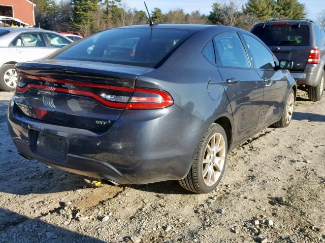 1C3CDFBA5DD298705 - 2013 DODGE DART SXT GRAY photo 4