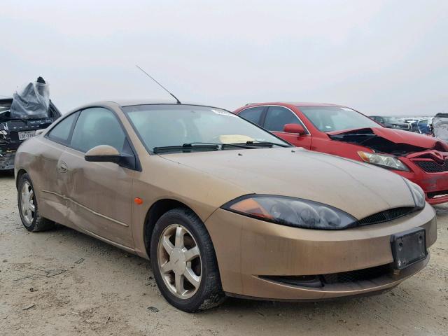 1ZWHT61L6X5673743 - 1999 MERCURY COUGAR V6 GOLD photo 1